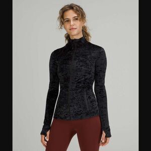 Lululemon Define Jacket Velour in Black | Size 6